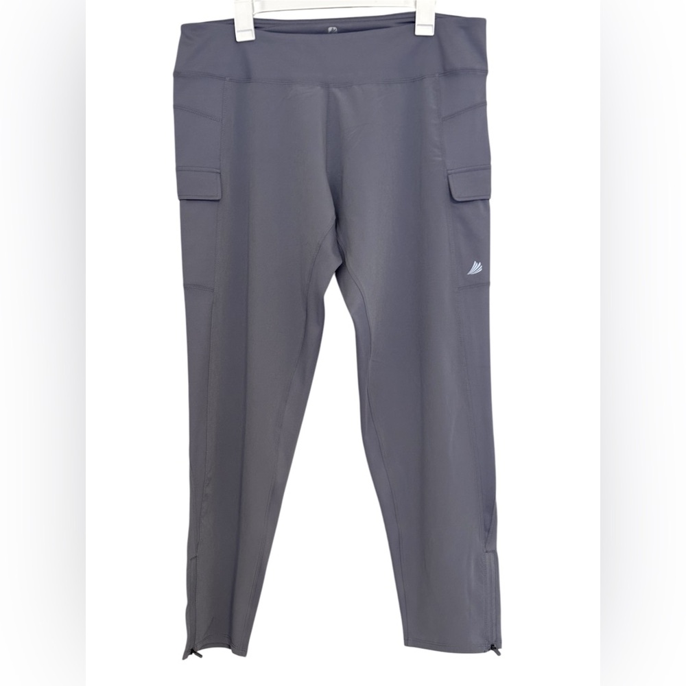 Free2B Athletic Women Gray Athletic Workout Pants - Size XXL